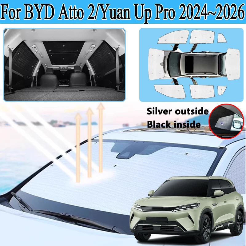 Для BYD Atto 2 Yuan Up Pro SC3E 2024 2025 2026 Автомобильные чехлы с полным покрытием, солнцезащитные козырьки, аксессуары для солнцезащитного козырька с защитой от УФ-лучей
Для BYD Atto 2 Yuan Up Pro SC3E 2024 2025 2026 Автомобильные чехлы с полным покрытием, солнцезащитные козырьки, аксессуары для солнцезащитного козырька с защитой от УФ-лучей