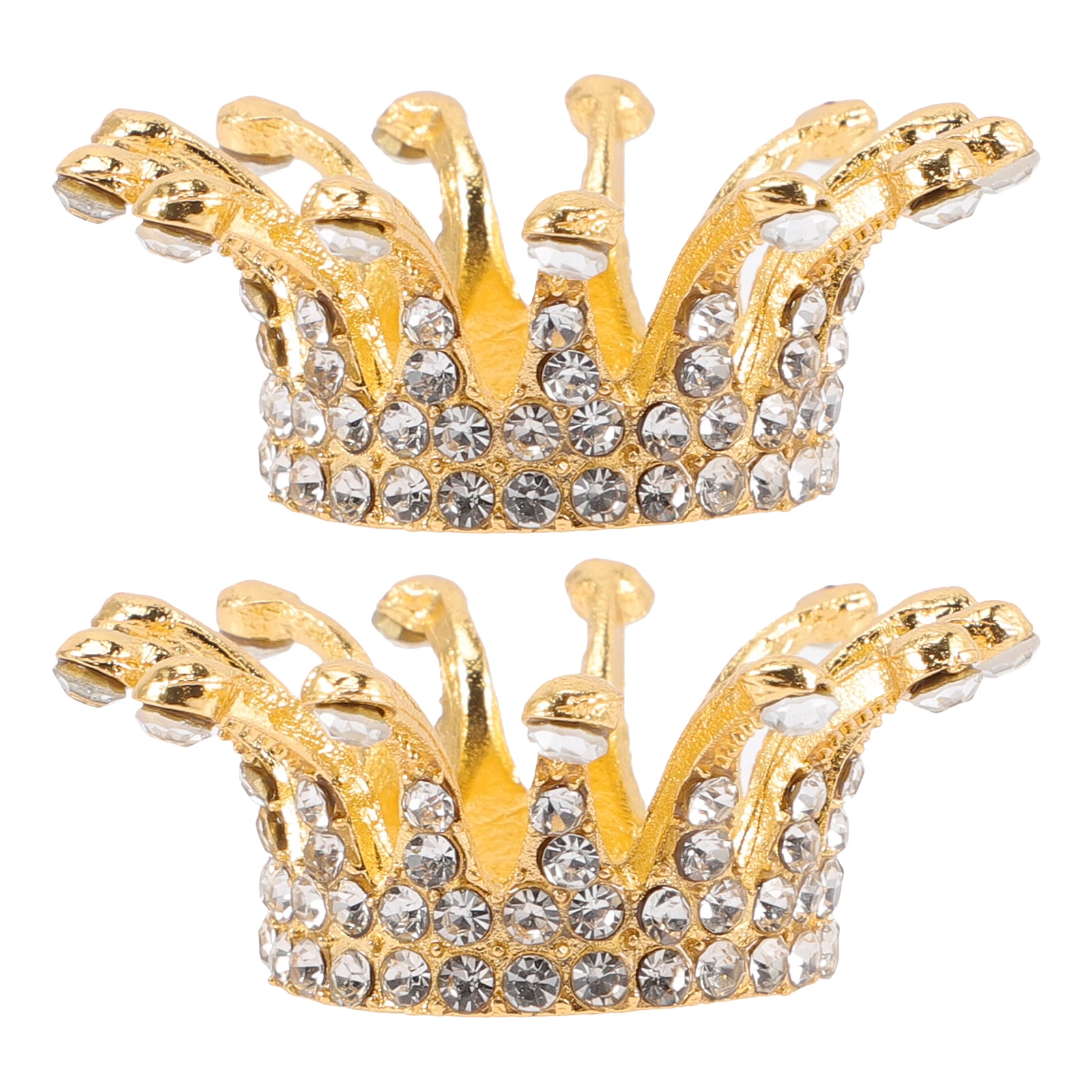2Pcs Pearl Rhinestone Nail Pen Holder Alloy Crown Shape Manicure Brush Stand Nail Art Supplies Decoration for Salon Home 
2Pcs Pearl Rhinestone Nail Pen Holder Alloy Crown Shape Manicure Brush Stand Nail Art Supplies Decoration for Salon Home