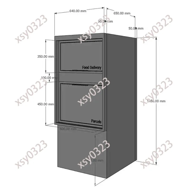 Secure Anti-Theft Delivery Storage Cabinet Home Office Parcel Mail Box for Package Receiving
Secure Anti-Theft Delivery Storage Cabinet Home Office Parcel Mail Box for Package Receiving