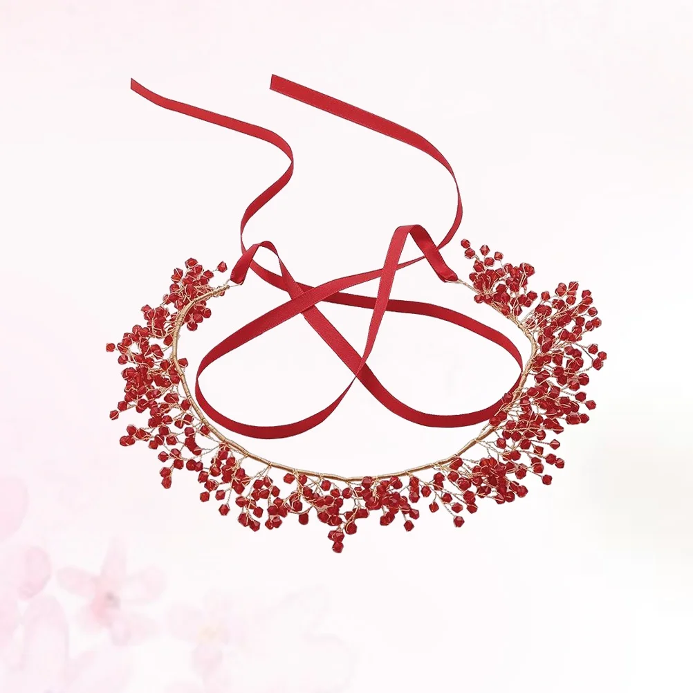 Delicate Red Headband Bridal Hair Piece Shining Wedding Headwear for Women Evening Party Prom Daily Use Photography Fairy Look
Delicate Red Headband Bridal Hair Piece Shining Wedding Headwear for Women Evening Party Prom Daily Use Photography Fairy Look