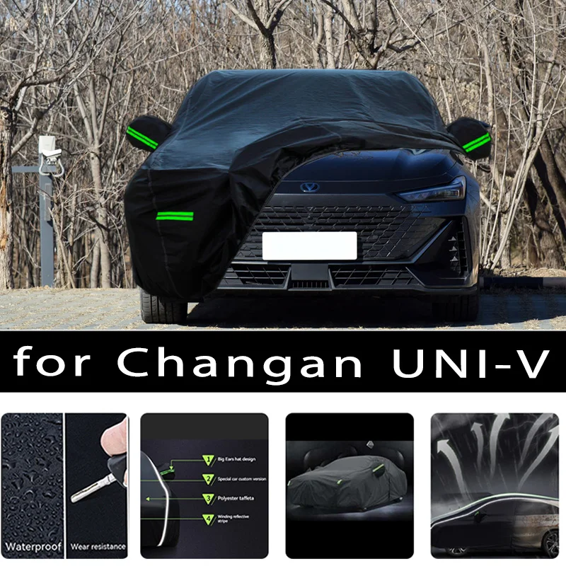 For Changan UNI-V Car Covers Outdoor Waterproof Sun Rain Snow Protection UV Auto Cover 190T Car Protective Full Covers
For Changan UNI-V Car Covers Outdoor Waterproof Sun Rain Snow Protection UV Auto Cover 190T Car Protective Full Covers