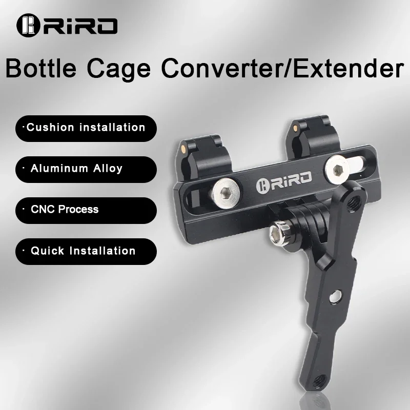 RIRO Bicycle Water Bottle Cage Extender MTB Water Cup Holder Converter Road Bike Saddle Extension Bracket Cycling Equipment
RIRO Bicycle Water Bottle Cage Extender MTB Water Cup Holder Converter Road Bike Saddle Extension Bracket Cycling Equipment