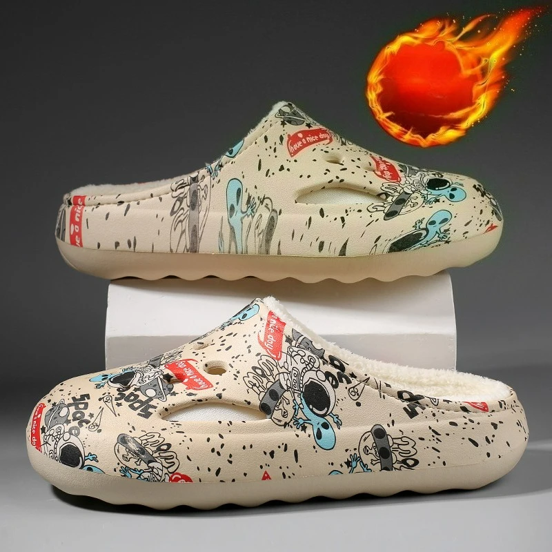 Plus-size winter new thickened fleece warm closed-toe cotton slippers and half slippers
Plus-size winter new thickened fleece warm closed-toe cotton slippers and half slippers