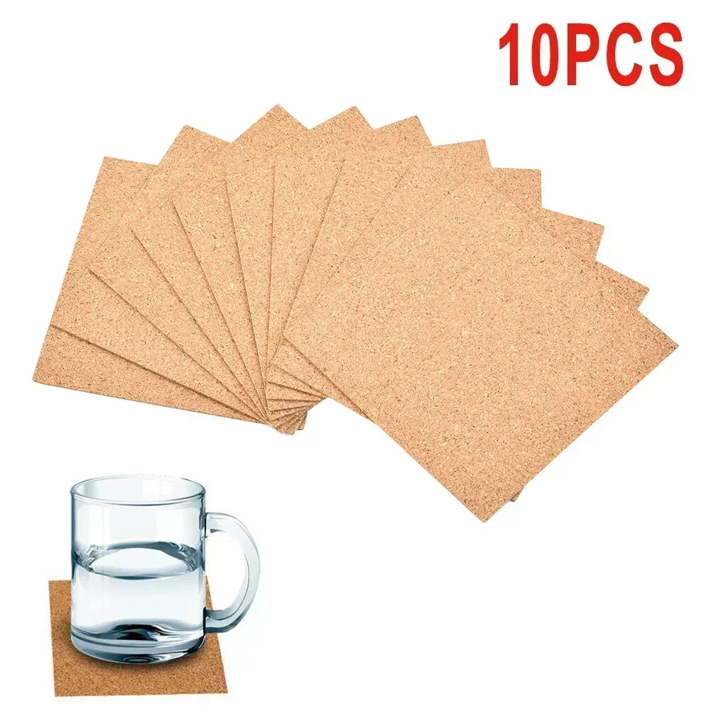 10Pcs Cork Coasters Square Cork Mat Self-adhesive DIY Backing Sheet For Home Bar DIY Backing Sheet For Home Bar
10Pcs Cork Coasters Square Cork Mat Self-adhesive DIY Backing Sheet For Home Bar DIY Backing Sheet For Home Bar