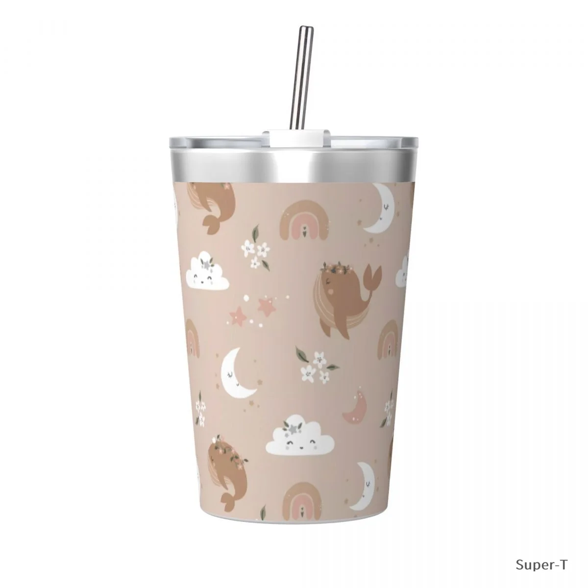 Whales And Moon Cup with Straw Thermos Bottle Coffee Stainless Steel Double-layer Insulation Cold Hot Travel Mug Vacuum Flask
Whales And Moon Cup with Straw Thermos Bottle Coffee Stainless Steel Double-layer Insulation Cold Hot Travel Mug Vacuum Flask