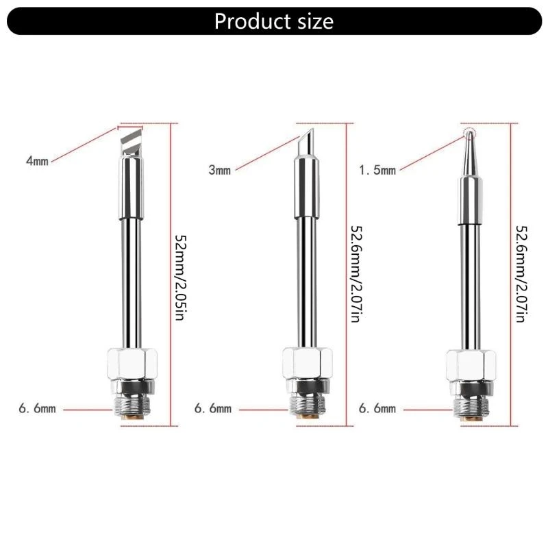 E15D 3Pcs Soldering Tips Set USB Soldering Iron Head Soldering Iron Tip USB Soldering Iron Tip USB Solder Tip
E15D 3Pcs Soldering Tips Set USB Soldering Iron Head Soldering Iron Tip USB Soldering Iron Tip USB Solder Tip