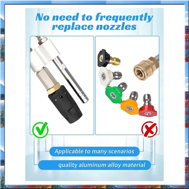 Top Deals Pressure Washer Chemical Tip M5 Twist Nozzles 2-In-1 Long Range Chemical Nozzle Forpressure Washers Long Range Soap No
Top Deals Pressure Washer Chemical Tip M5 Twist Nozzles 2-In-1 Long Range Chemical Nozzle Forpressure Washers Long Range Soap No