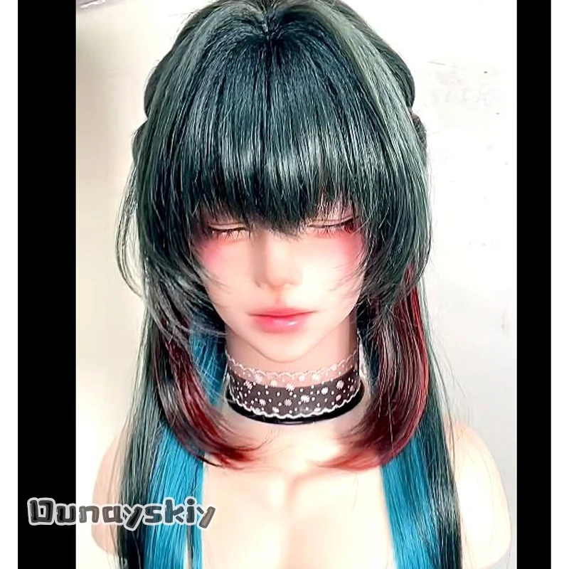 aBDss*/Anime Game Arknights: Endfield Cosplay Zhuang Fangyi Long Black Wigs Mint Green Colored Inner Hair Synthetic Hair
aBDss*/Anime Game Arknights: Endfield Cosplay Zhuang Fangyi Long Black Wigs Mint Green Colored Inner Hair Synthetic Hair