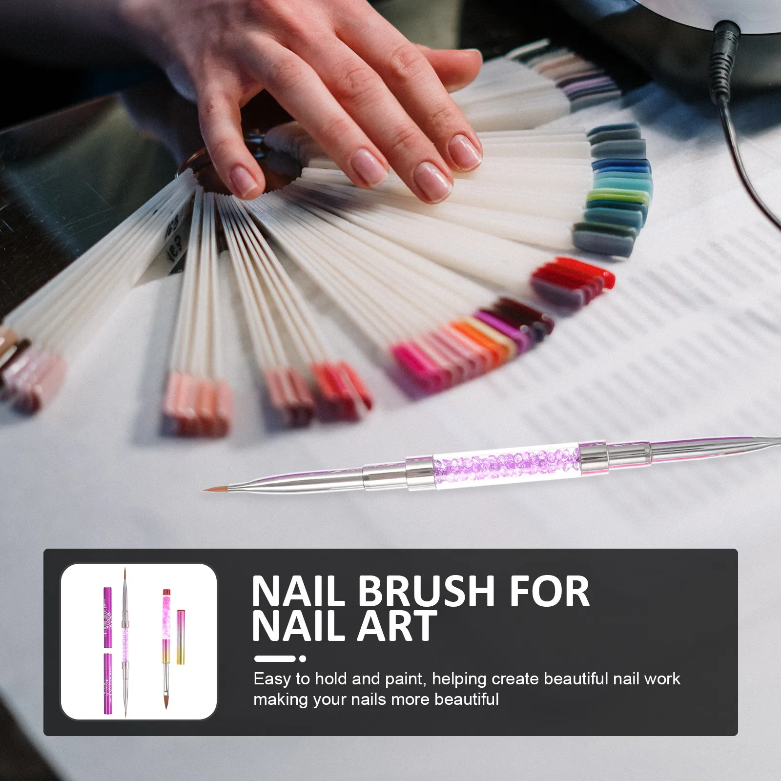 2pcs Nail Art Pen Colored Drawing Pens Portable For Nail Painting Flower Design Manicure Diy Tool Kit Salon Supplies
2pcs Nail Art Pen Colored Drawing Pens Portable For Nail Painting Flower Design Manicure Diy Tool Kit Salon Supplies