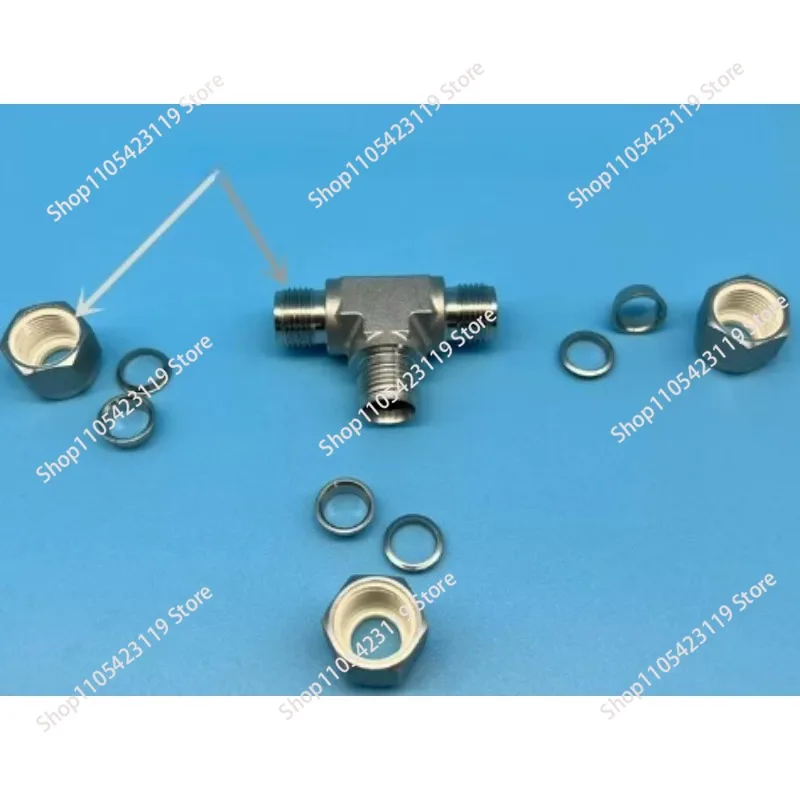 3-6mm compression fitting reducer stainless steel metric/imperial 1/4" 3" Swagelo-k replacement T-type tee.1PCS
3-6mm compression fitting reducer stainless steel metric/imperial 1/4" 3" Swagelo-k replacement T-type tee.1PCS