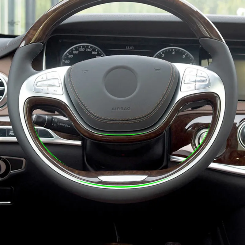 For Mercedes Benz S Class S400 S320 S350 2014 2015 2016 2017 Car Interior Mouldings Steering Wheel Cover Protective Trim
For Mercedes Benz S Class S400 S320 S350 2014 2015 2016 2017 Car Interior Mouldings Steering Wheel Cover Protective Trim