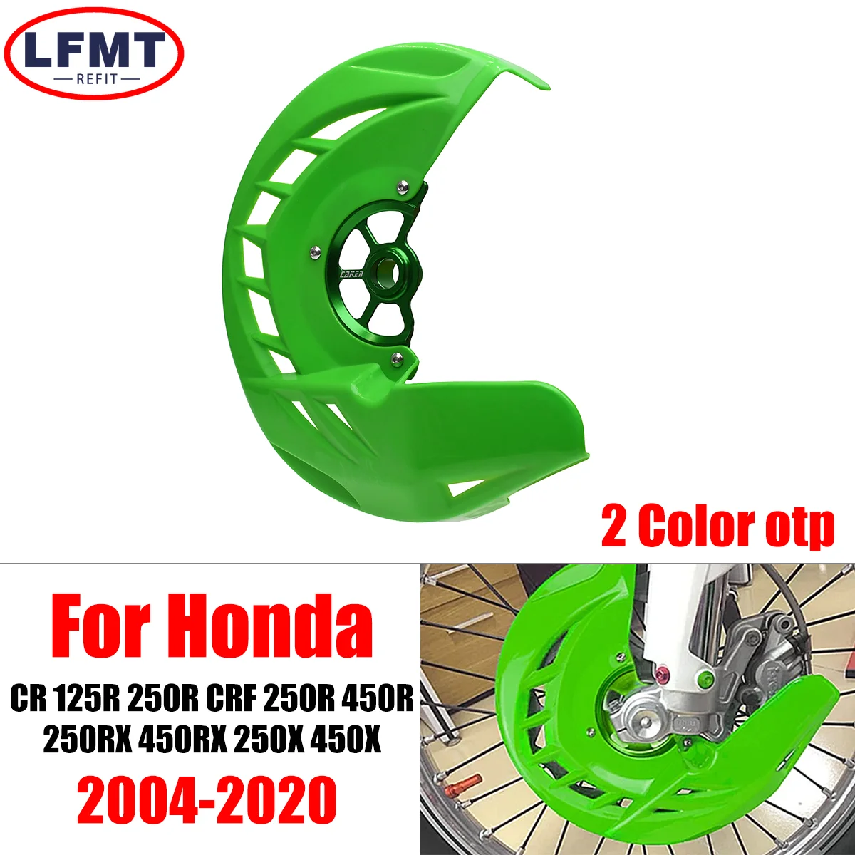 20MM Aluminum & ABS Plastic Front Brake Disc Guard Protector Cover For Honda CR125R CR250R CRF 250R 450R 250RX 450RX 250X 450X
20MM Aluminum & ABS Plastic Front Brake Disc Guard Protector Cover For Honda CR125R CR250R CRF 250R 450R 250RX 450RX 250X 450X
