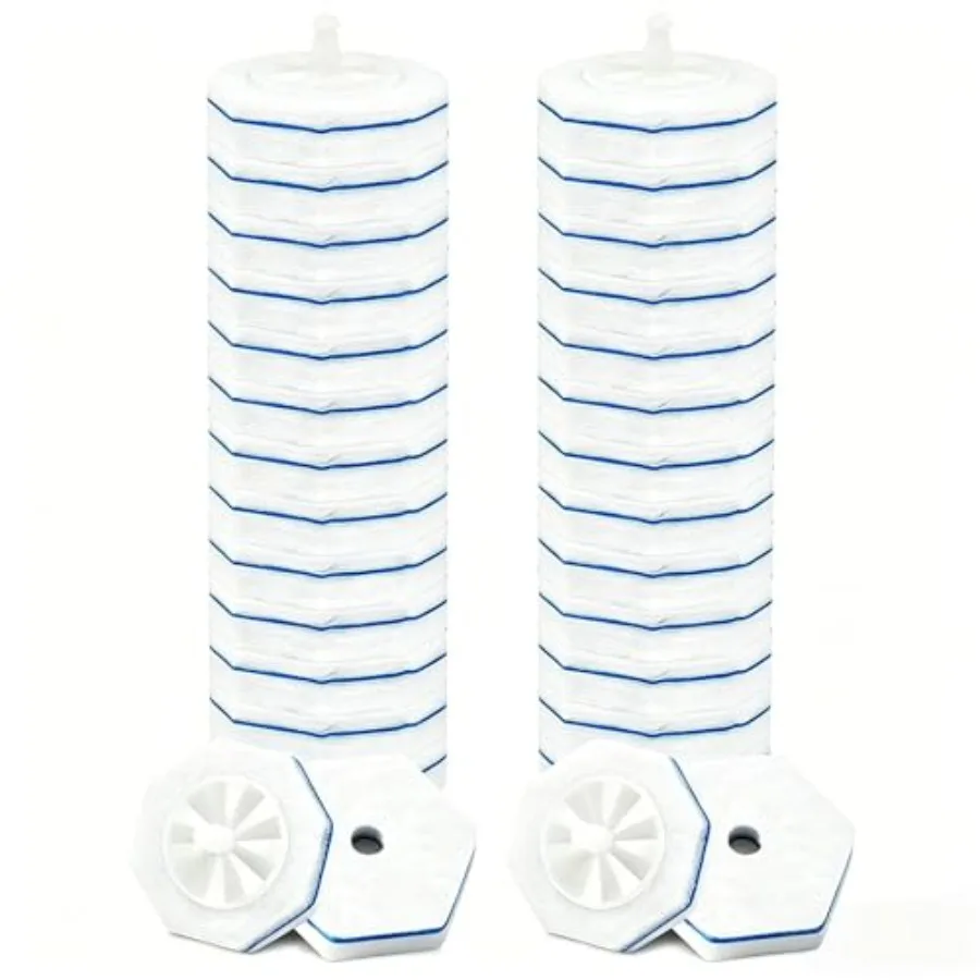 20Pcs Disposable Toilet Bowl Wand Refills, Toilet Bowl Cleaners Scrubber, 5X Cleaning Power Toilet Brush Heads Replacement Clea
20Pcs Disposable Toilet Bowl Wand Refills, Toilet Bowl Cleaners Scrubber, 5X Cleaning Power Toilet Brush Heads Replacement Clea