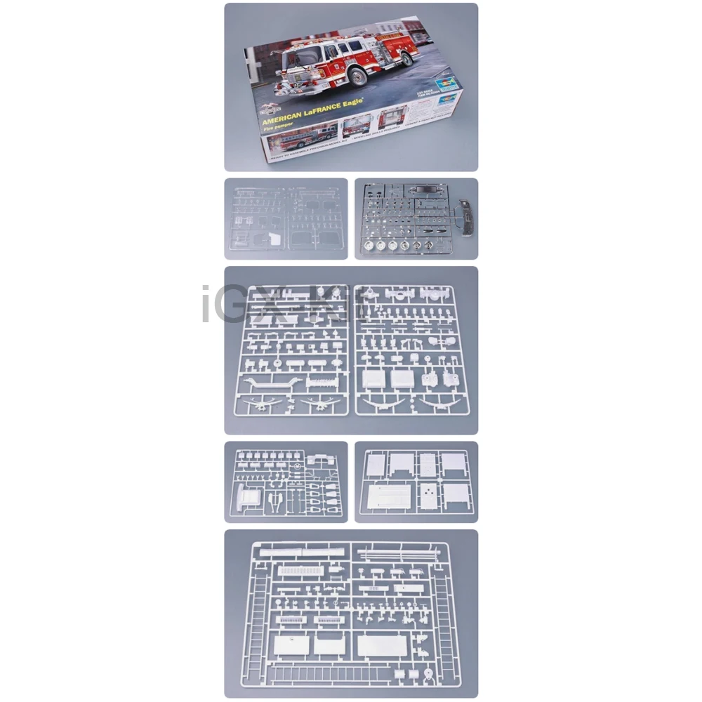 Коллекционная пластиковая сборная модель пожарной машины Trumpeter 02506 1/25 2002 American Lafrance Eagle Fire Pumper Truck
Коллекционная пластиковая сборная модель пожарной машины Trumpeter 02506 1/25 2002 American Lafrance Eagle Fire Pumper Truck
