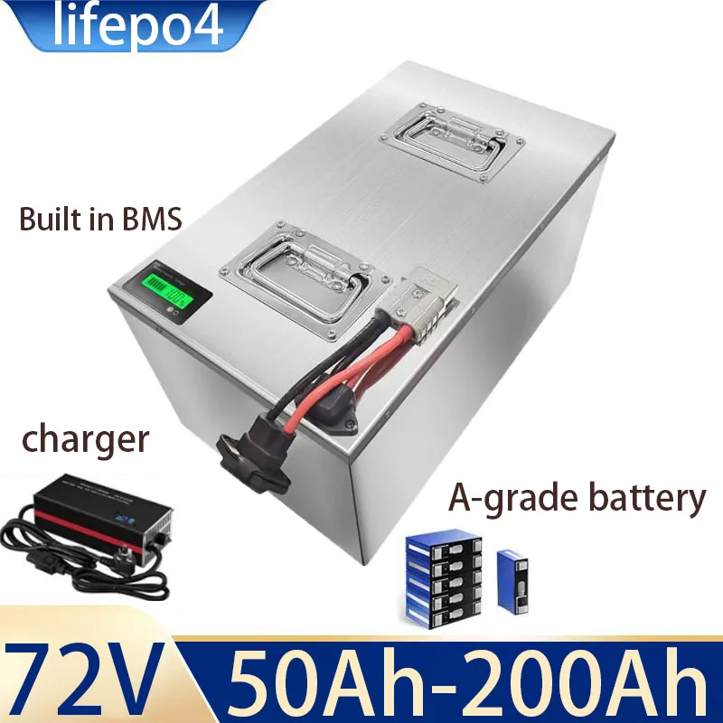 New 72V lithium battery 50Ah-200Ah Lifepo4 battery suitable for 3000W-7000W three wheeled motorcycle electric RV forklift
New 72V lithium battery 50Ah-200Ah Lifepo4 battery suitable for 3000W-7000W three wheeled motorcycle electric RV forklift