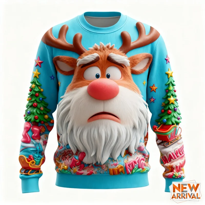 3D Print Ugly Christmas Sweatshirt For Men Women Humorous Santa Claus Pattern Hoodie Casual Long Sleeve Pullovers O-Neck Hoodies
3D Print Ugly Christmas Sweatshirt For Men Women Humorous Santa Claus Pattern Hoodie Casual Long Sleeve Pullovers O-Neck Hoodies