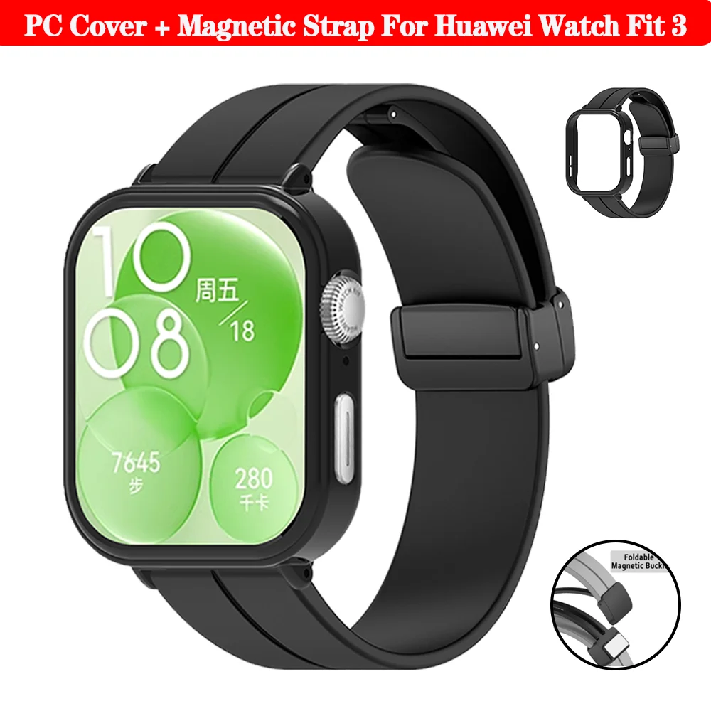 Браслет с магнитной пряжкой для Huawei Watch Fit 3, умные часы, силиконовый ремешок correa для Huawei Watch Fit3, аксессуары для браслета
Браслет с магнитной пряжкой для Huawei Watch Fit 3, умные часы, силиконовый ремешок correa для Huawei Watch Fit3, аксессуары для браслета