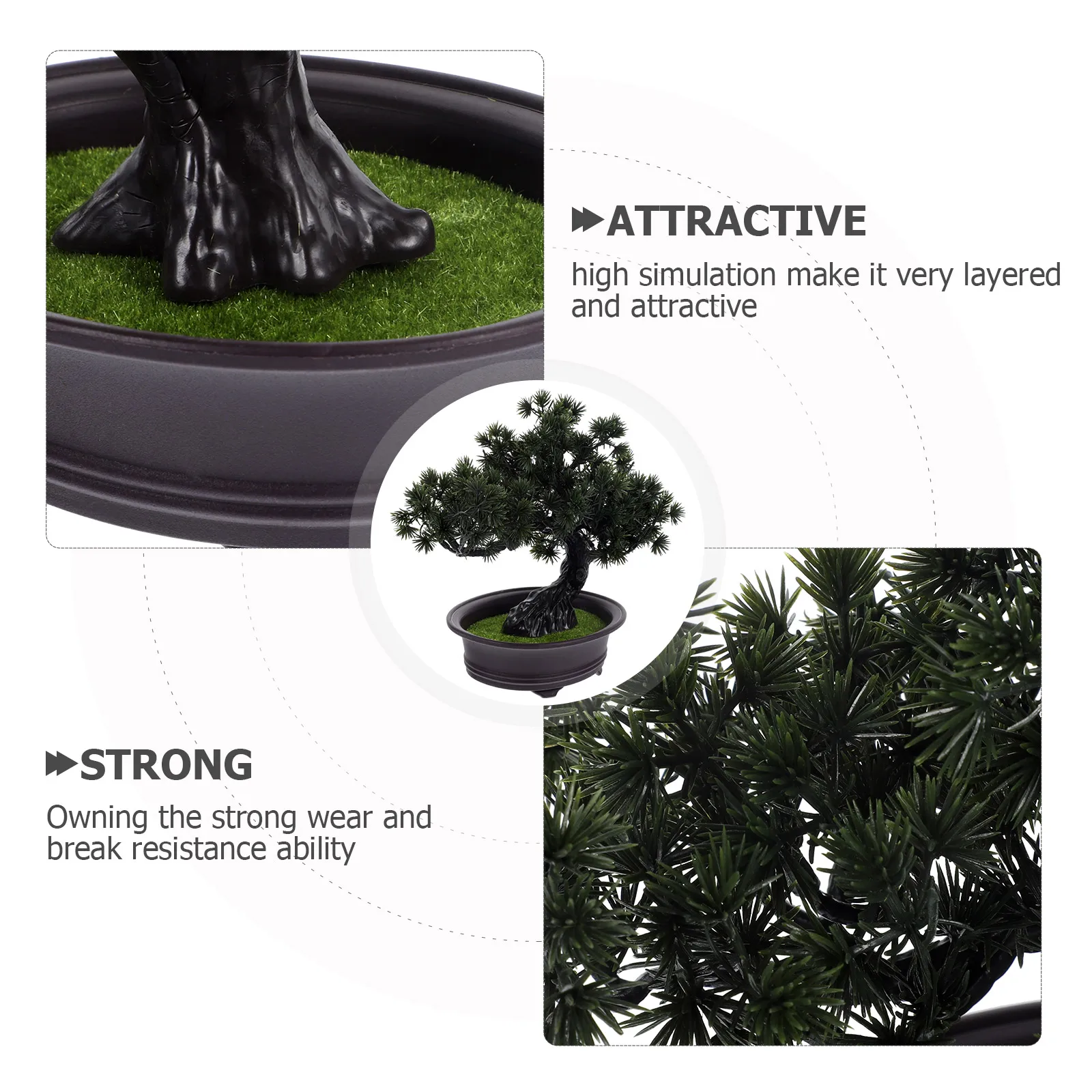 Simulated Cedar Bonsai Artificial Topiary Fake Tree Imitation Ornaments Decorative Desk Decoration
Simulated Cedar Bonsai Artificial Topiary Fake Tree Imitation Ornaments Decorative Desk Decoration