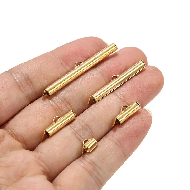 50 шт., позолоченные бусины из нержавеющей стали с обжимными концами, скользящая цепочка, застежка, трубка, слайдер, разъем для браслета «сделай сам», ремесла, изготовление ювелирных изделий
50 шт., позолоченные бусины из нержавеющей стали с обжимными концами, скользящая цепочка, застежка, трубка, слайдер, разъем для браслета «сделай сам», ремесла, изготовление ювелирных изделий