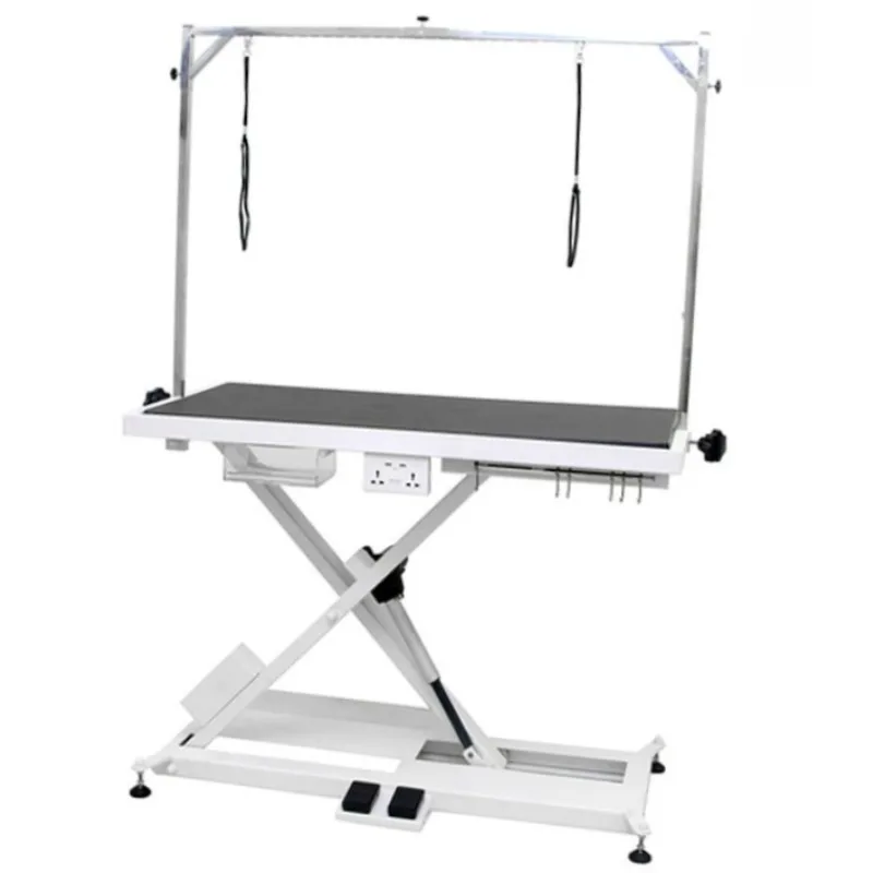 Электрический ветеринарный груминг-стол, подъемная кровать X-образной формы для профессионального ухода за животными
Электрический ветеринарный груминг-стол, подъемная кровать X-образной формы для профессионального ухода за животными