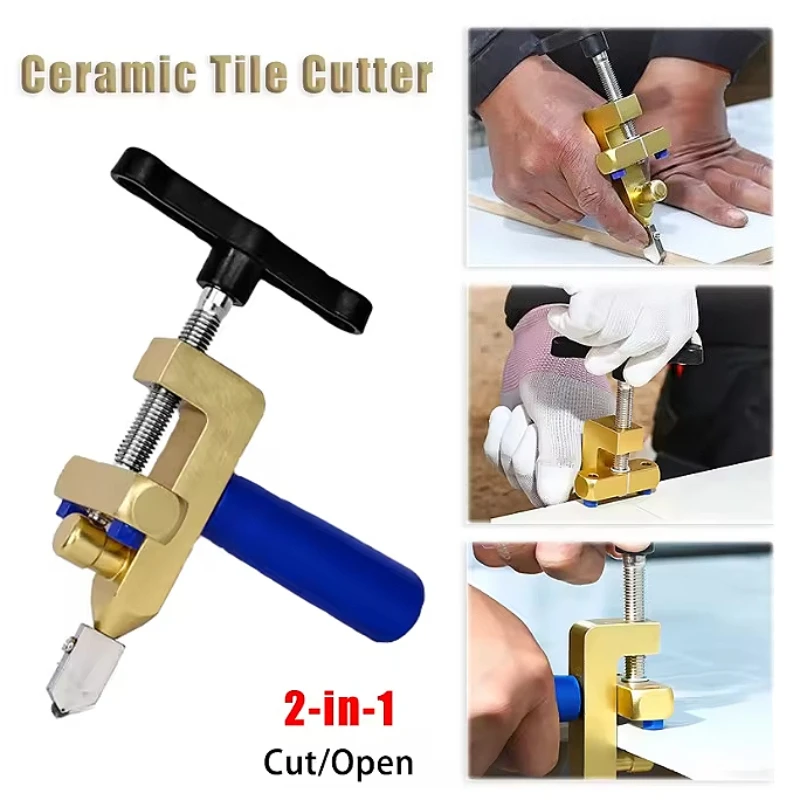 Ручной плиткорез 2-в-1, открывалка для границ стекла, ручная машина для резки, ручной ролик для керамической плитки, стекла
Ручной плиткорез 2-в-1, открывалка для границ стекла, ручная машина для резки, ручной ролик для керамической плитки, стекла