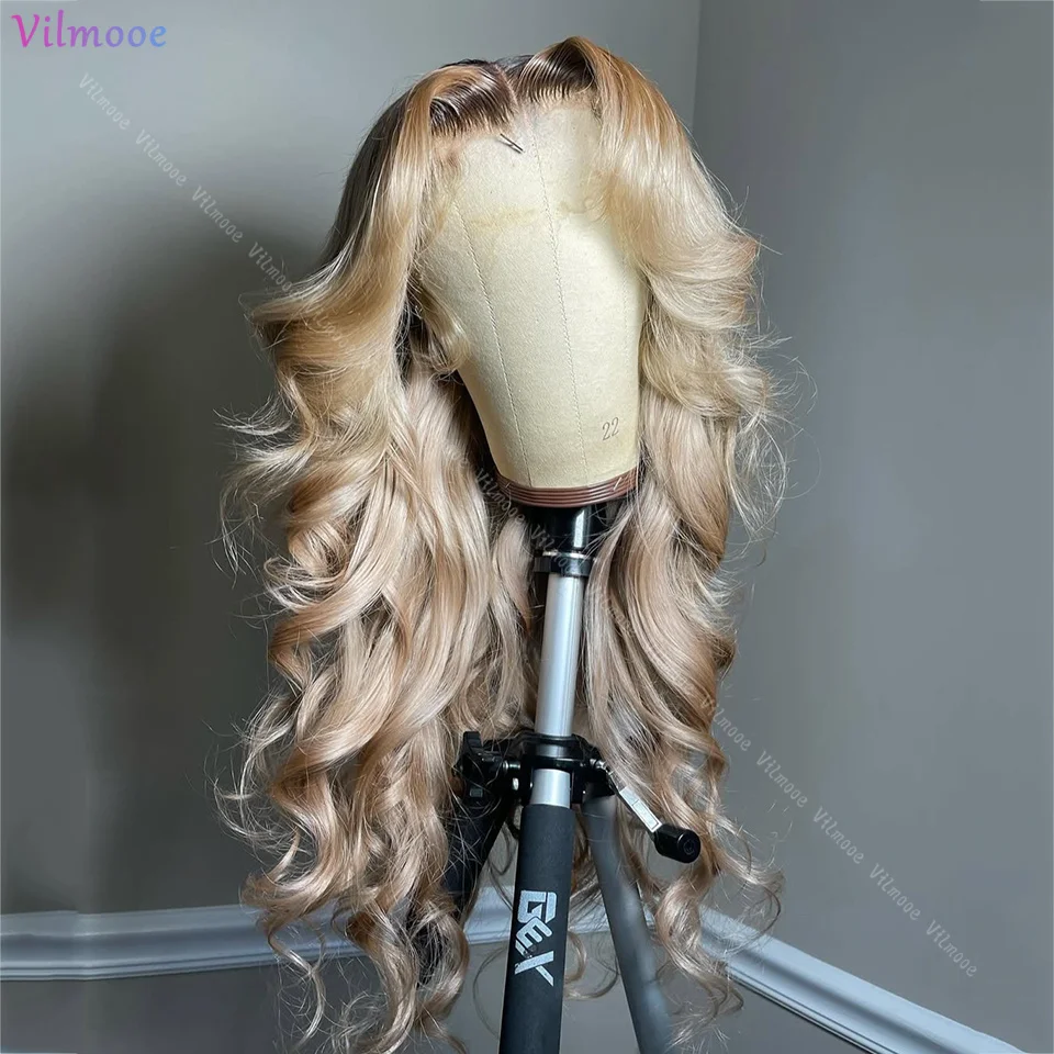 Full Lace Human Hair Body Wave Wigs Ash Blonde 13x4 Lace Front Wigs Pre Plucked Dark Brown Root Colored With Natural Hairline
Full Lace Human Hair Body Wave Wigs Ash Blonde 13x4 Lace Front Wigs Pre Plucked Dark Brown Root Colored With Natural Hairline