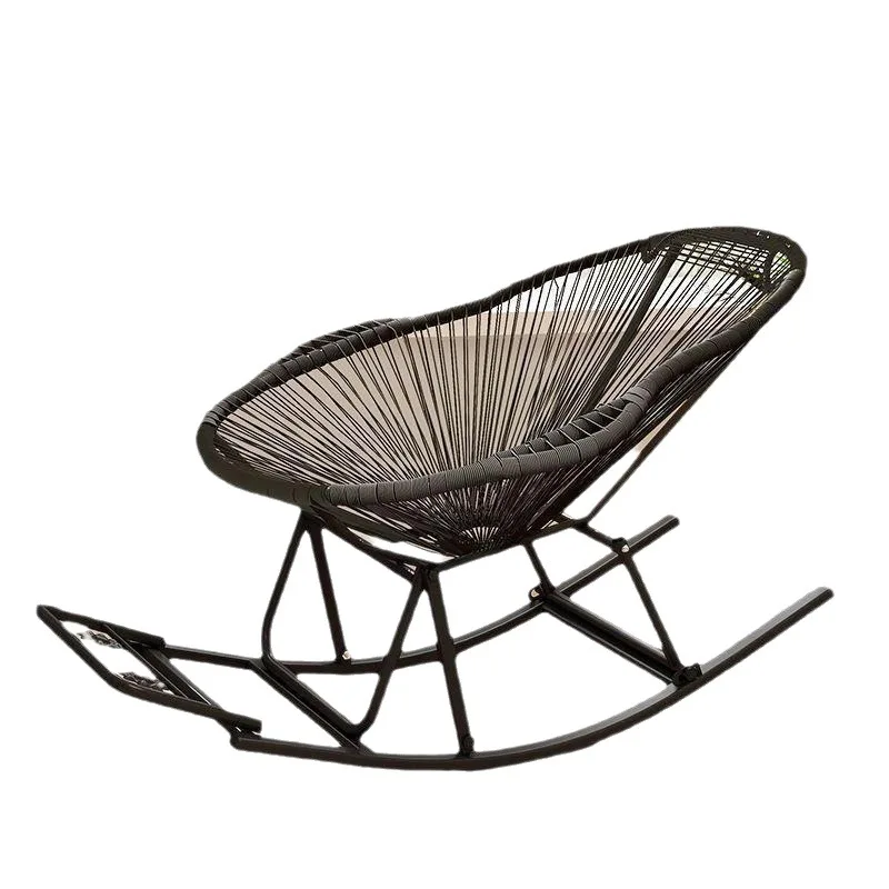 Outdoor courtyard rainbow rocking chair, balcony casual nap rocking recliner, bold and thickened rattan bed
Outdoor courtyard rainbow rocking chair, balcony casual nap rocking recliner, bold and thickened rattan bed