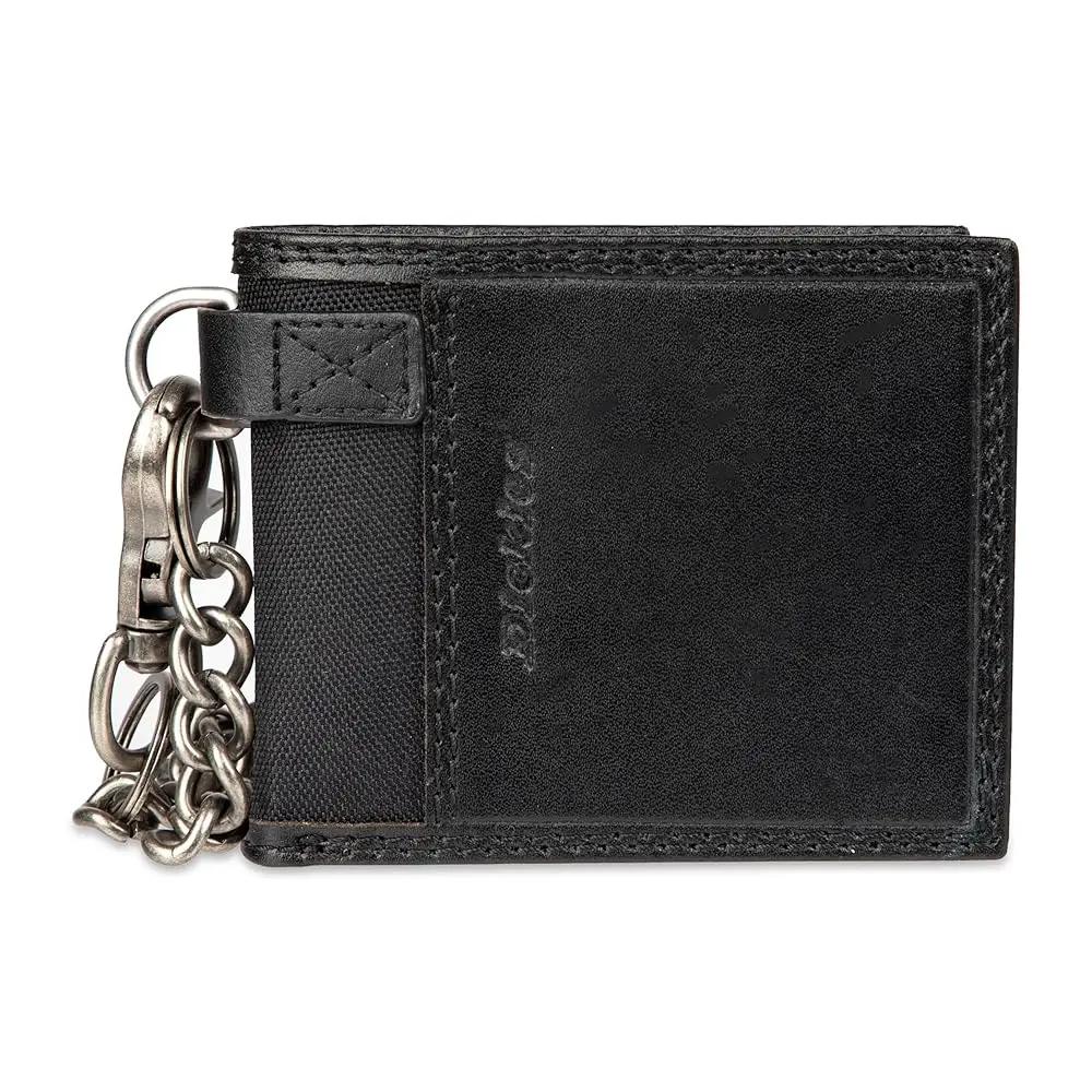 Men's RFID Everyday Leather Bifold Chain Wallet Black
Men's RFID Everyday Leather Bifold Chain Wallet Black