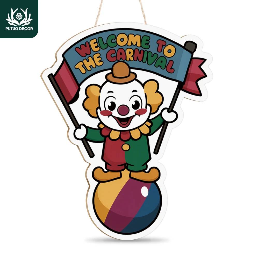 Putuo Decor 1pc Clown Element Wooden Hanging Sign Decor , Wall Decoration for Home C0ffee Shop, Welcome to the Circus, Fun Gifts
Putuo Decor 1pc Clown Element Wooden Hanging Sign Decor , Wall Decoration for Home C0ffee Shop, Welcome to the Circus, Fun Gifts