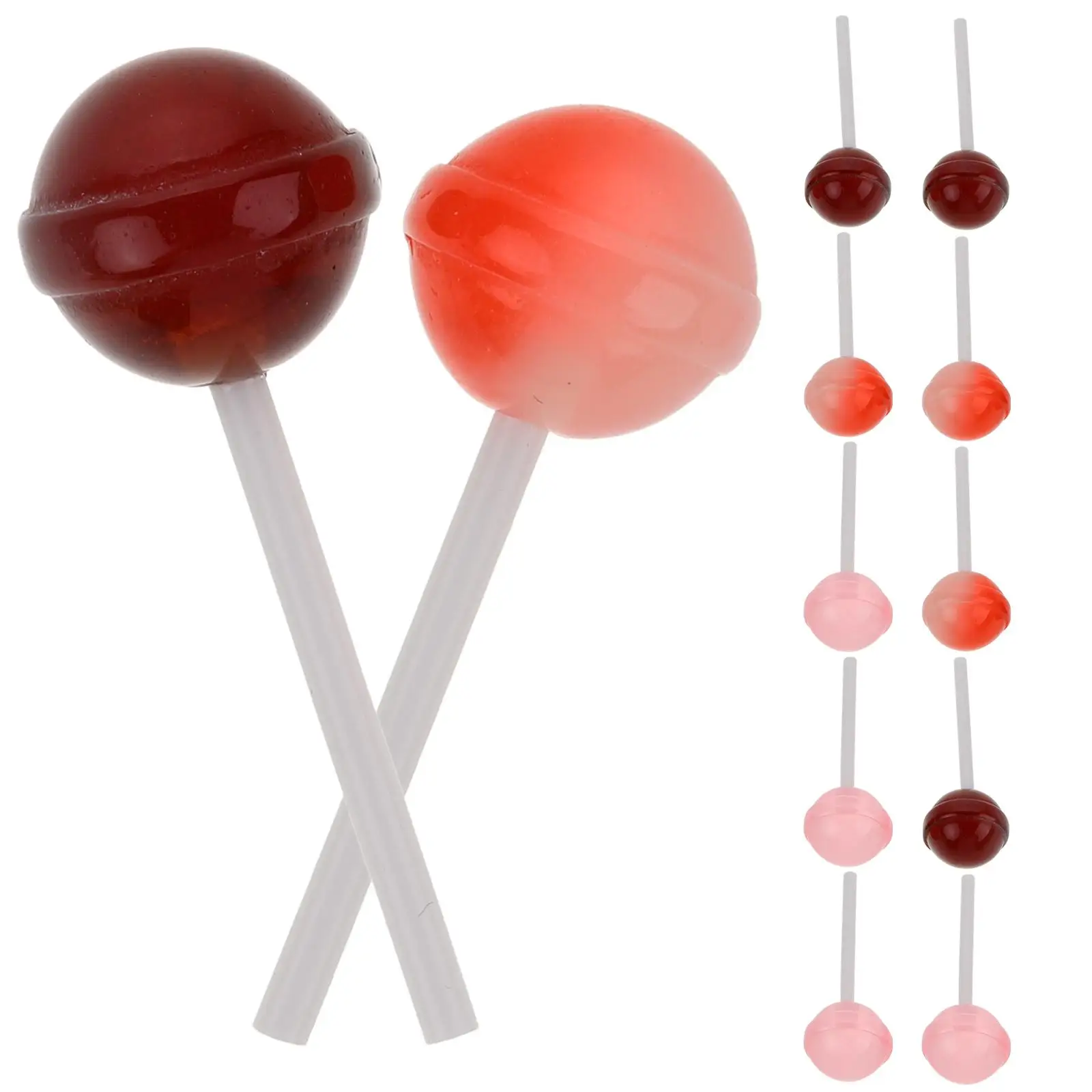12 Pcs Simulation Lollipop Decorative Candy Props Miniature Scene Ornaments Reusable Fake Food Adornment Birthday
12 Pcs Simulation Lollipop Decorative Candy Props Miniature Scene Ornaments Reusable Fake Food Adornment Birthday