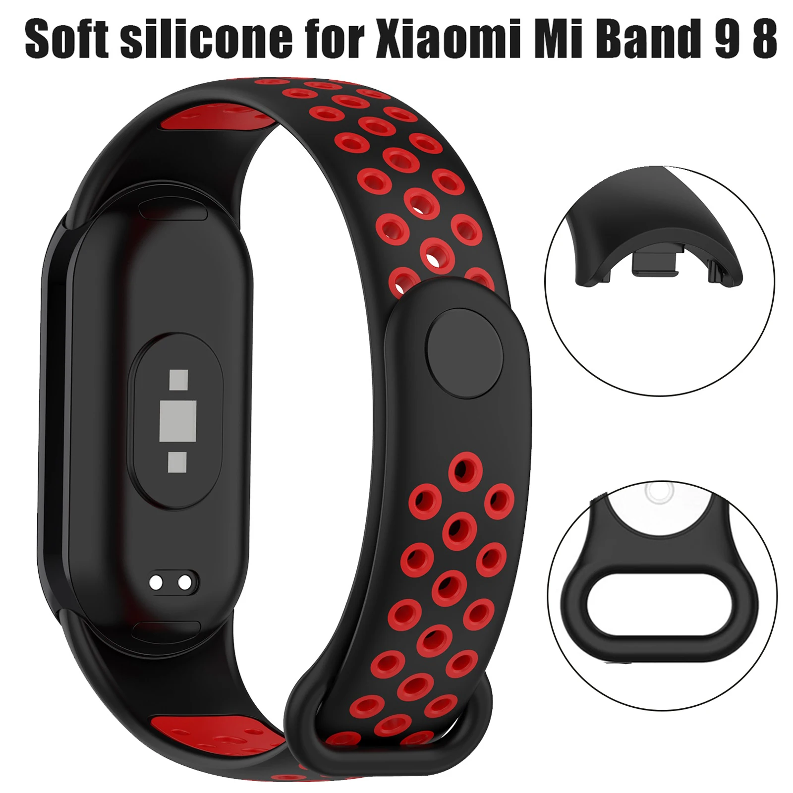 Силиконовый ремешок для Xiaomi Mi Band 9, сменный смарт-браслет correa для Mi Band 8/8 NFC Miband 9, спортивный браслет, аксессуары
Силиконовый ремешок для Xiaomi Mi Band 9, сменный смарт-браслет correa для Mi Band 8/8 NFC Miband 9, спортивный браслет, аксессуары