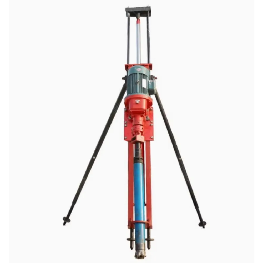 Gas and electrical dual-purpose submersible drilling rig small lightweight pneumatic drilling equipment
Gas and electrical dual-purpose submersible drilling rig small lightweight pneumatic drilling equipment