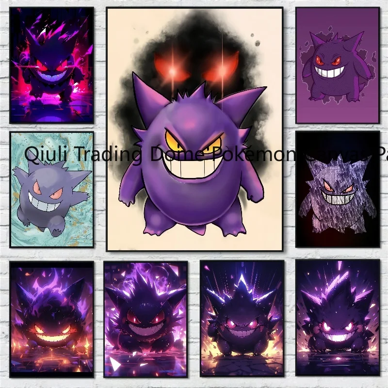 Pokemon Anime Character Gengar Poster Canvas Painting Suitable for Fashion Home Room Wall Decor Mural Christmas Children Gift
Pokemon Anime Character Gengar Poster Canvas Painting Suitable for Fashion Home Room Wall Decor Mural Christmas Children Gift