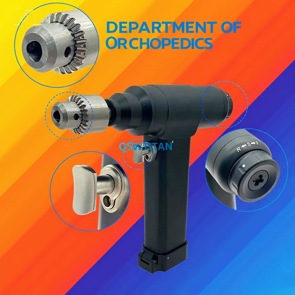 Bone big surgical drill Drill trauma surgery Electric drill Black with Cloth box equipment Power Tools
Bone big surgical drill Drill trauma surgery Electric drill Black with Cloth box equipment Power Tools