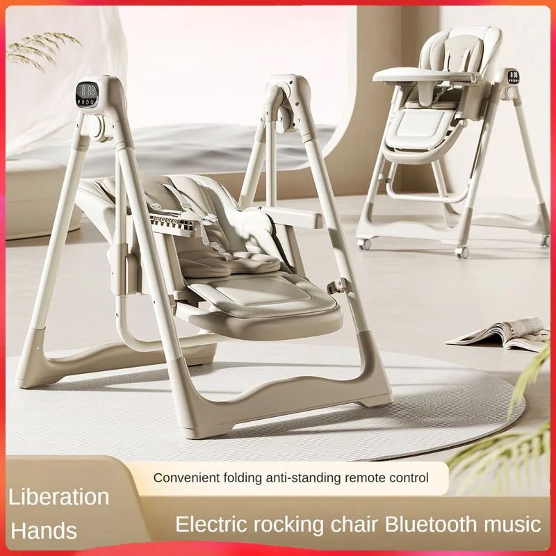 Baby dining chair, electric rocking chair, 2-in-1 children's dining table chair, baby home use, 0-6 year old special school seat
Baby dining chair, electric rocking chair, 2-in-1 children's dining table chair, baby home use, 0-6 year old special school seat