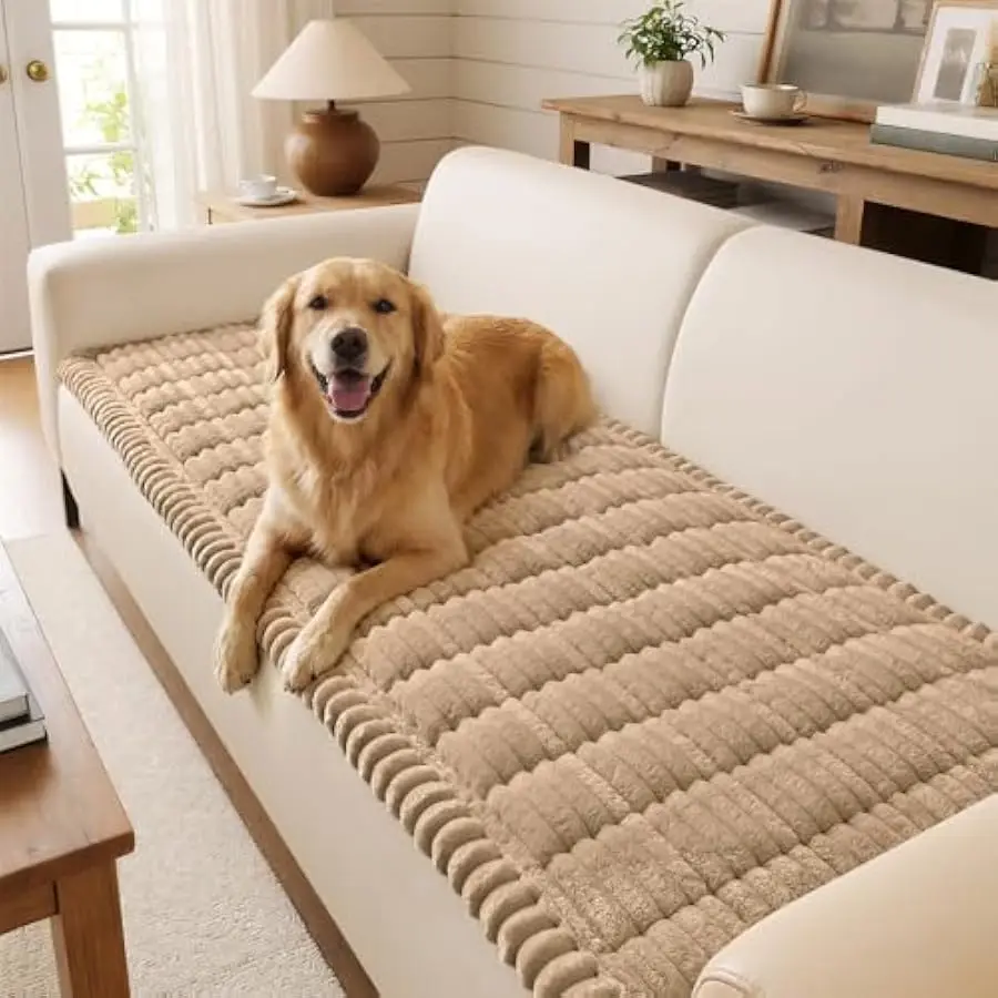 decorUhome Non-Slip Fuzzy Couch Cover for Dogs, Soft Thick Washable Pet-Friendly Protector, Sofa Slipcover for 3 Cushion Couch S
decorUhome Non-Slip Fuzzy Couch Cover for Dogs, Soft Thick Washable Pet-Friendly Protector, Sofa Slipcover for 3 Cushion Couch S