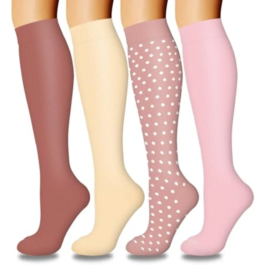 Laite Hebe 4 Pairs-Compression Socks for WomenandMen Circulation-Best Support for Nurses, Running, Athletic
Laite Hebe 4 Pairs-Compression Socks for WomenandMen Circulation-Best Support for Nurses, Running, Athletic