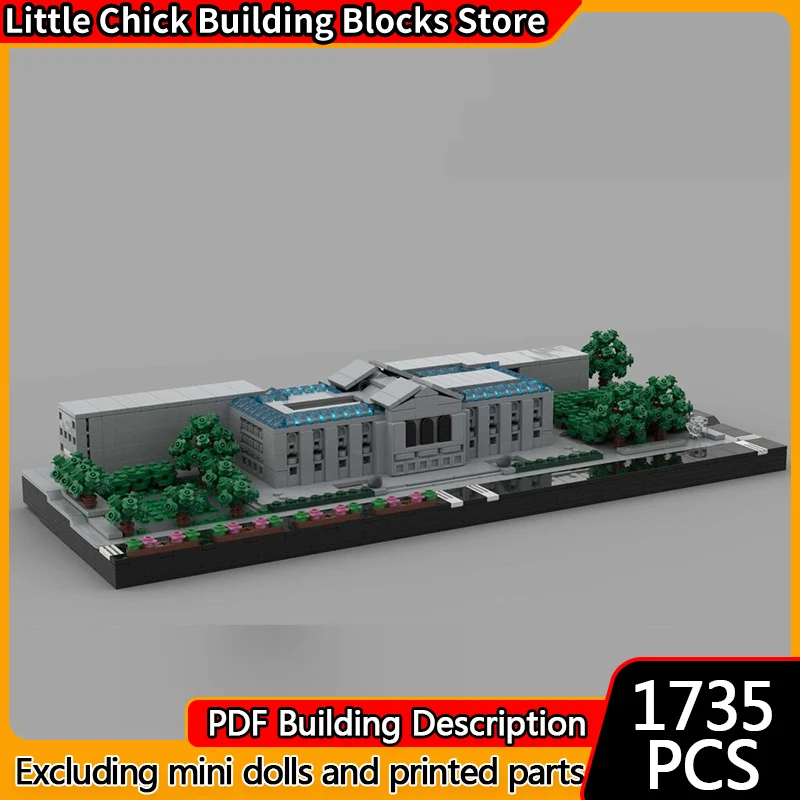 Модель City Street View MOC, строительные кирпичи, художественное образование, институт, модульная технология, детские праздничные подарки, сборные игрушки, костюм
Модель City Street View MOC, строительные кирпичи, художественное образование, институт, модульная технология, детские праздничные подарки, сборные игрушки, костюм