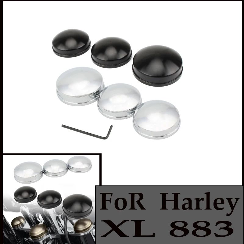 Крышки верхних штоков вилки для мотоциклов Harley Sportster XL 883 1200 1988-2013, Dyna 2006-2017, Fat Bob, Low Rider FXDF, Softail FXD
Крышки верхних штоков вилки для мотоциклов Harley Sportster XL 883 1200 1988-2013, Dyna 2006-2017, Fat Bob, Low Rider FXDF, Softail FXD