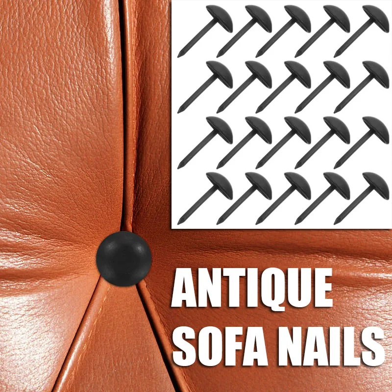 100 Pcs Nails Antique Sofa Picture Hanging Tool Round Head Small Black Nailing Tools Pin Screw Office Hanging Screw Decorate
100 Pcs Nails Antique Sofa Picture Hanging Tool Round Head Small Black Nailing Tools Pin Screw Office Hanging Screw Decorate