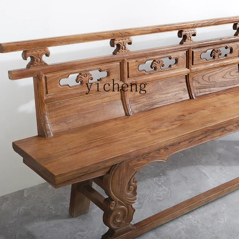 DSA Vintage Simple Light Luxury Weathered Wood Long Chair Vintage Carved Backrest Dining Chair Long Bench
DSA Vintage Simple Light Luxury Weathered Wood Long Chair Vintage Carved Backrest Dining Chair Long Bench