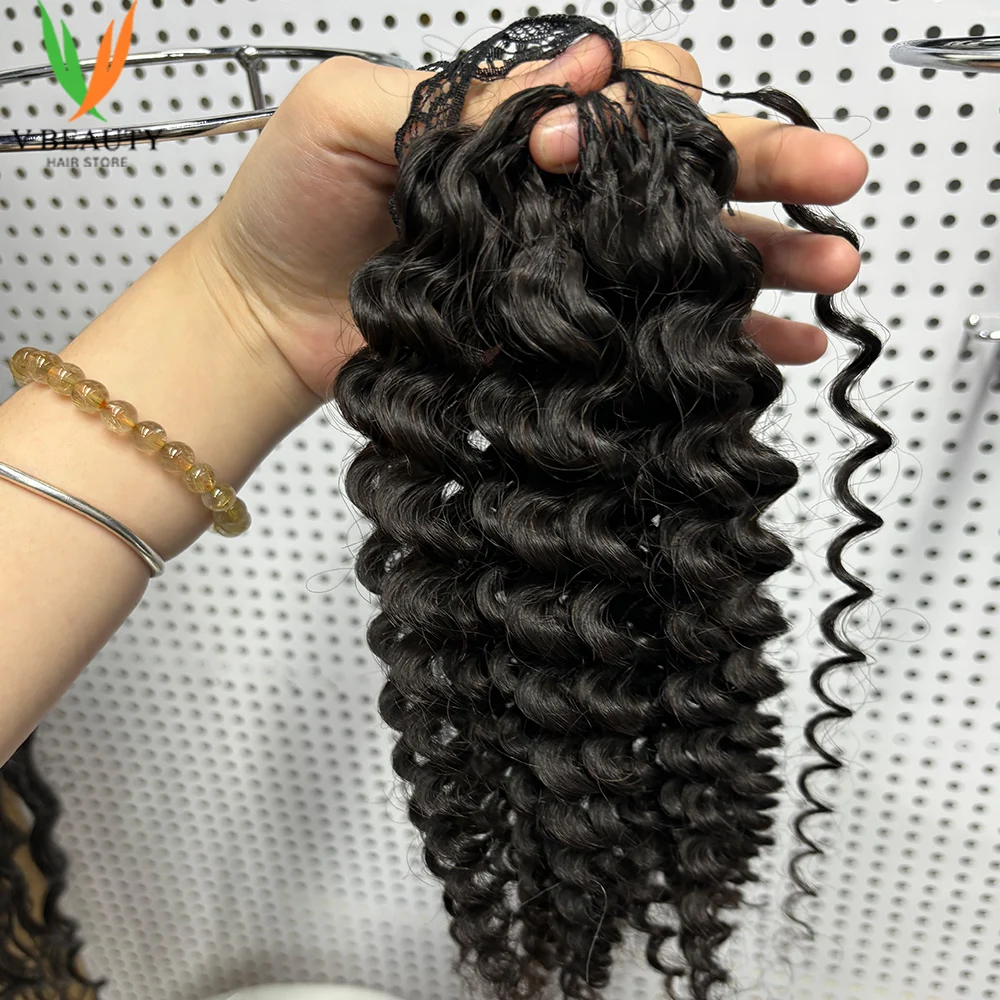 V Beauty Pre-Separated Jerry Water Wave Crochet Human Hair 100% Kinky 100g Crochet Hair Extebsions for Boho Braids Double Drawn
V Beauty Pre-Separated Jerry Water Wave Crochet Human Hair 100% Kinky 100g Crochet Hair Extebsions for Boho Braids Double Drawn