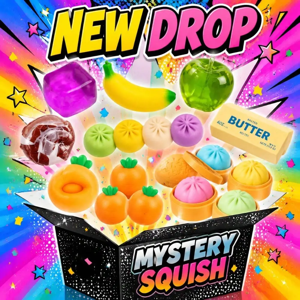 2026 Surprise Box Assorted Stress Relief Squeeze Toys Food & Animal Shaped Squishy Balls Anxiety Relief Sensory Fidget Toys for Kids & Adults Mystery Blind Box Gift Set
2026 Surprise Box Assorted Stress Relief Squeeze Toys Food & Animal Shaped Squishy Balls Anxiety Relief Sensory Fidget Toys for Kids & Adults Mystery Blind Box Gift Set