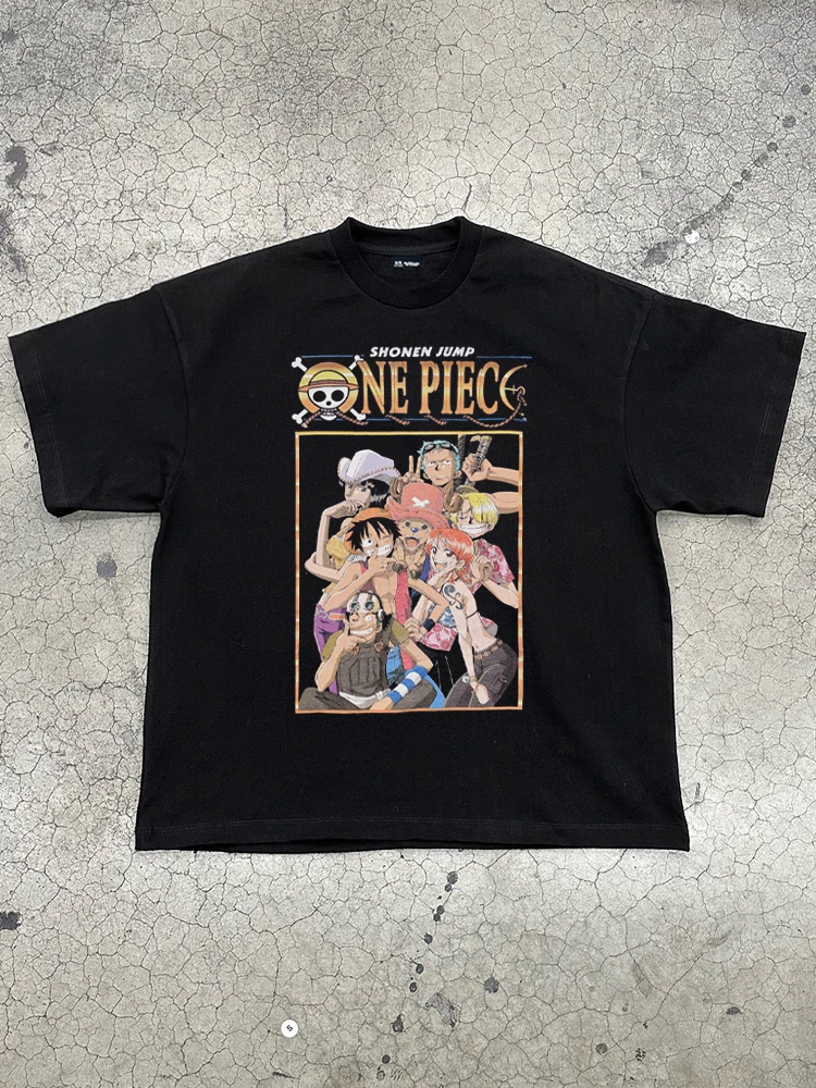 ONE PIECE Anime Peripheral Luffy Sauron Short Sleeve T-Shirt Men's and Women's Same Oversize Cotton Half Sleeve Top
ONE PIECE Anime Peripheral Luffy Sauron Short Sleeve T-Shirt Men's and Women's Same Oversize Cotton Half Sleeve Top