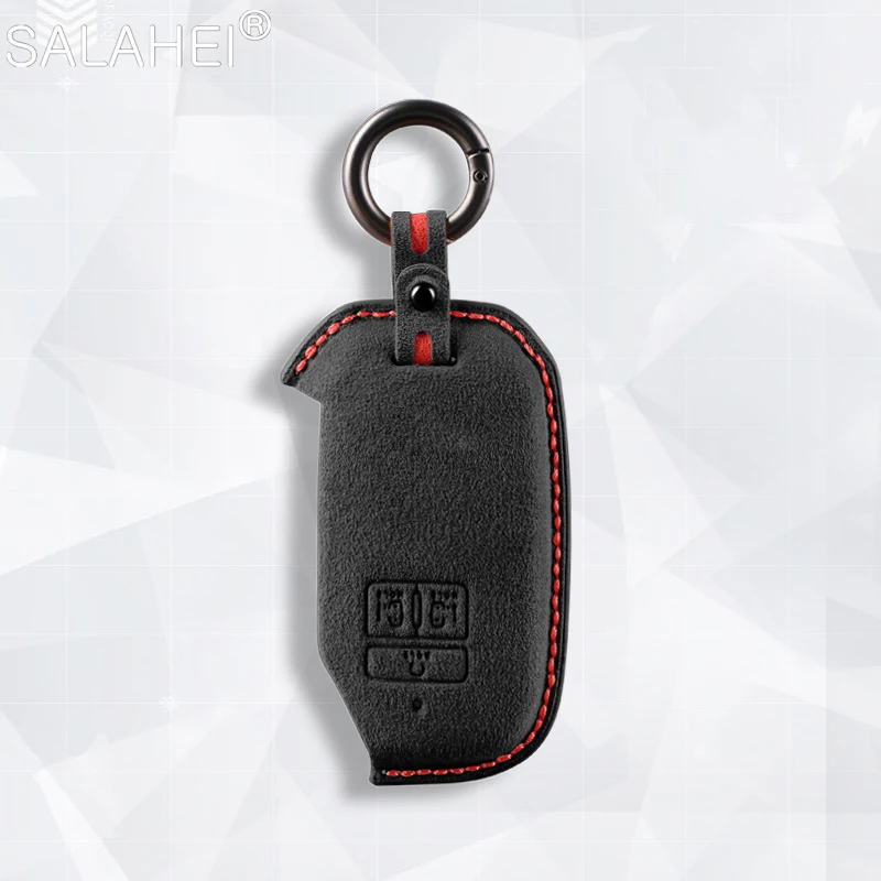 Colorful Suede Leather Car Remote Key Case Cover Shell Fob For Kia Carnival 2021 2022 7 Bottons Auto Keychain Accessories
Colorful Suede Leather Car Remote Key Case Cover Shell Fob For Kia Carnival 2021 2022 7 Bottons Auto Keychain Accessories