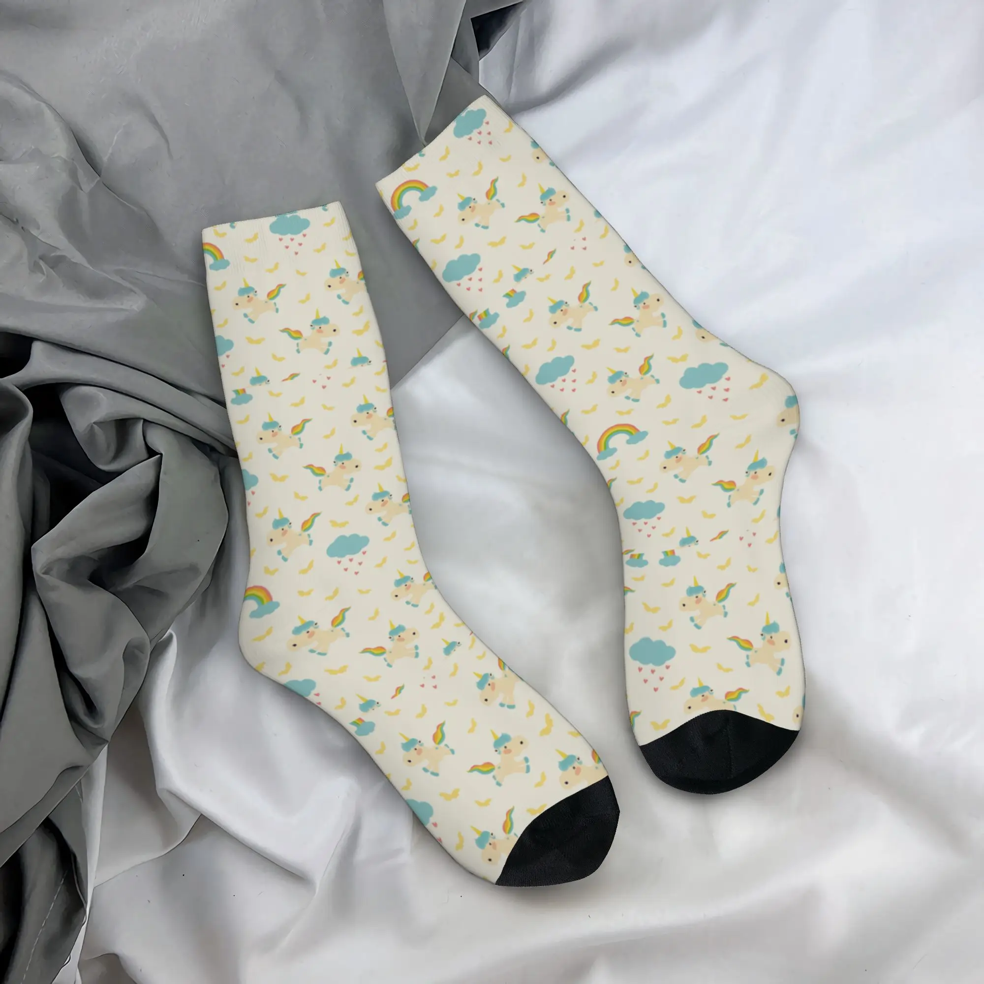 Autumn Winter Fashion Unisex Cartoon Rainbow Unicorn Socks Non-slip Basketball Socks
Autumn Winter Fashion Unisex Cartoon Rainbow Unicorn Socks Non-slip Basketball Socks