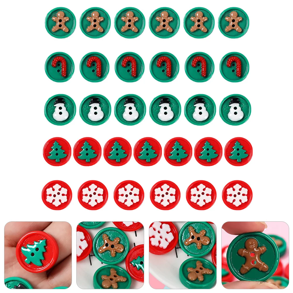 50Pcs Creative Xmas Resin Buttons Colorful Christmas Tree Snowman Snowflake Decorative Sewing Accessories DIY Crafts
50Pcs Creative Xmas Resin Buttons Colorful Christmas Tree Snowman Snowflake Decorative Sewing Accessories DIY Crafts