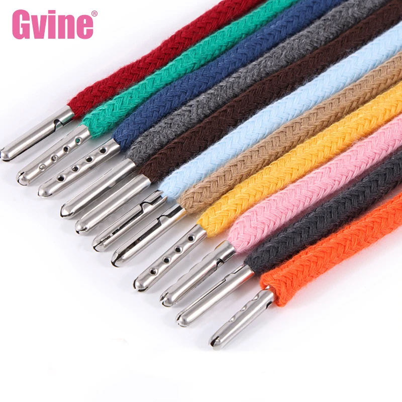 10pcs 130cm Cotton Cord Metal Head Woven Waist Rope Shoelaces Round Drawstring for Clothing Garment Accessories Hoodie Rope
10pcs 130cm Cotton Cord Metal Head Woven Waist Rope Shoelaces Round Drawstring for Clothing Garment Accessories Hoodie Rope