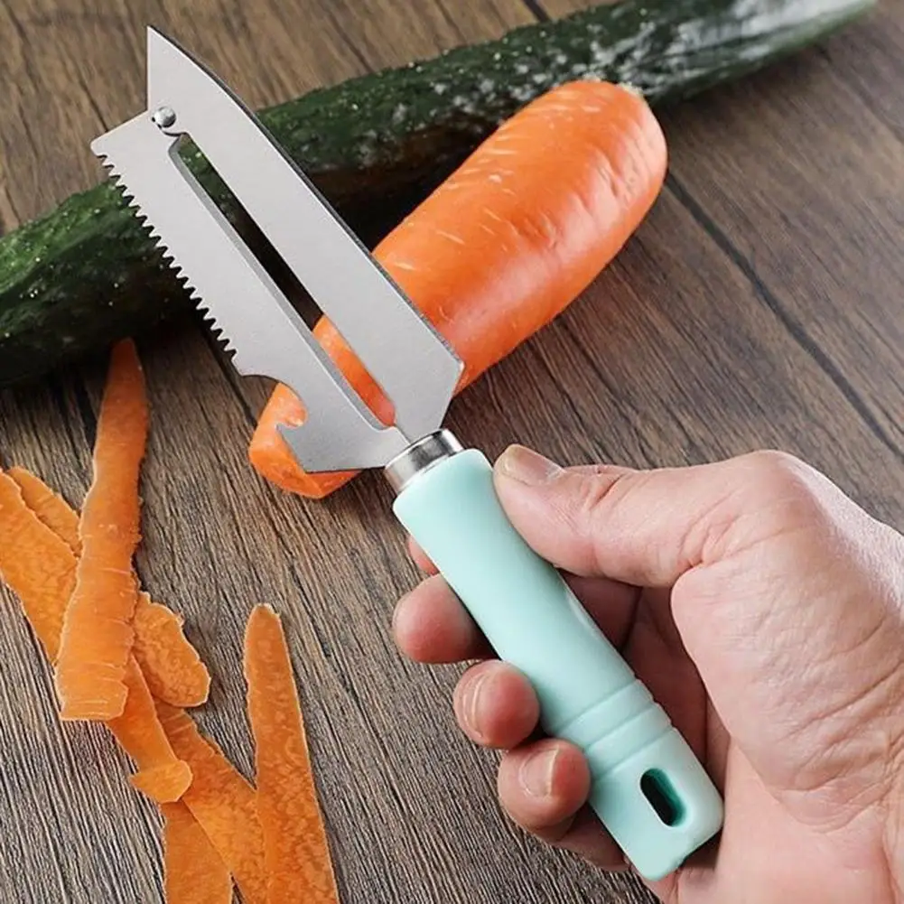 Multifunctional Vegetable Peeler with Comfort Handle Stainless Steel Curved Blade Built-in Bottle Opener Kitchen Tool for Apples
Multifunctional Vegetable Peeler with Comfort Handle Stainless Steel Curved Blade Built-in Bottle Opener Kitchen Tool for Apples