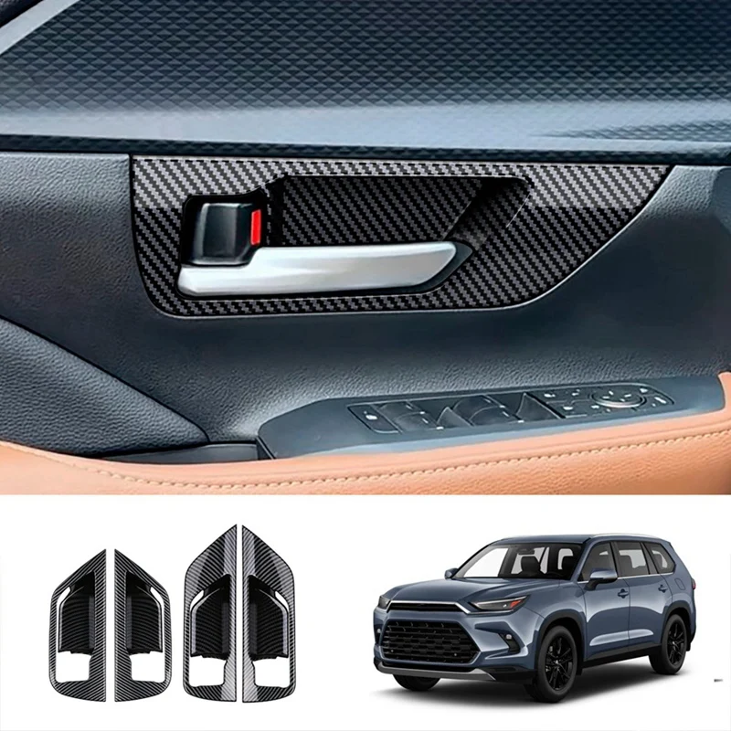 Car Inner Pull Handle Trim Frame Sticker Door Bowl Panel Cover Carbon Fiber Trim For Toyota Grand Highlander 2024
Car Inner Pull Handle Trim Frame Sticker Door Bowl Panel Cover Carbon Fiber Trim For Toyota Grand Highlander 2024